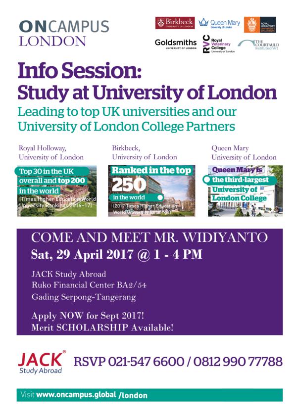 London Info Session 2017