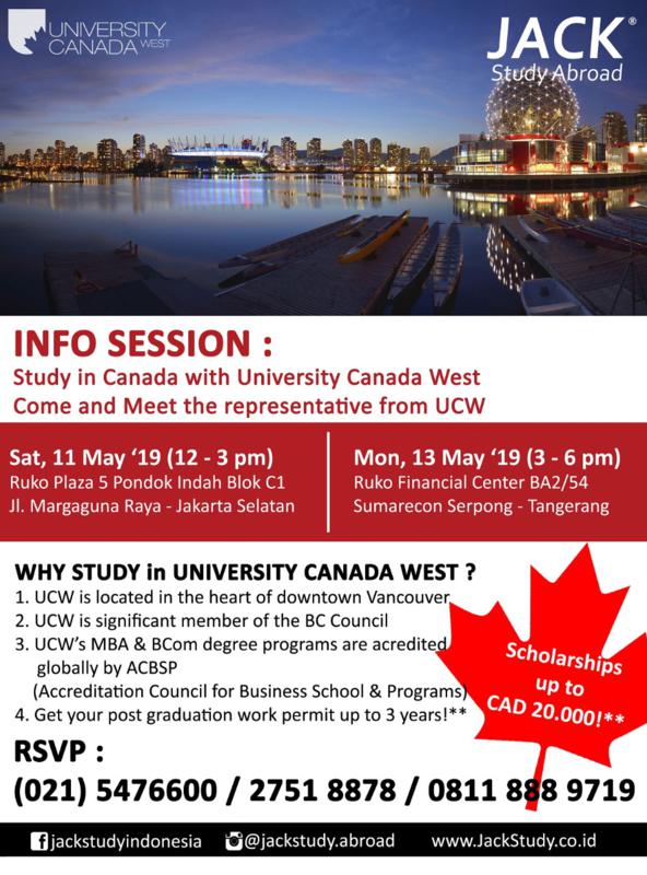 info session university canada west
