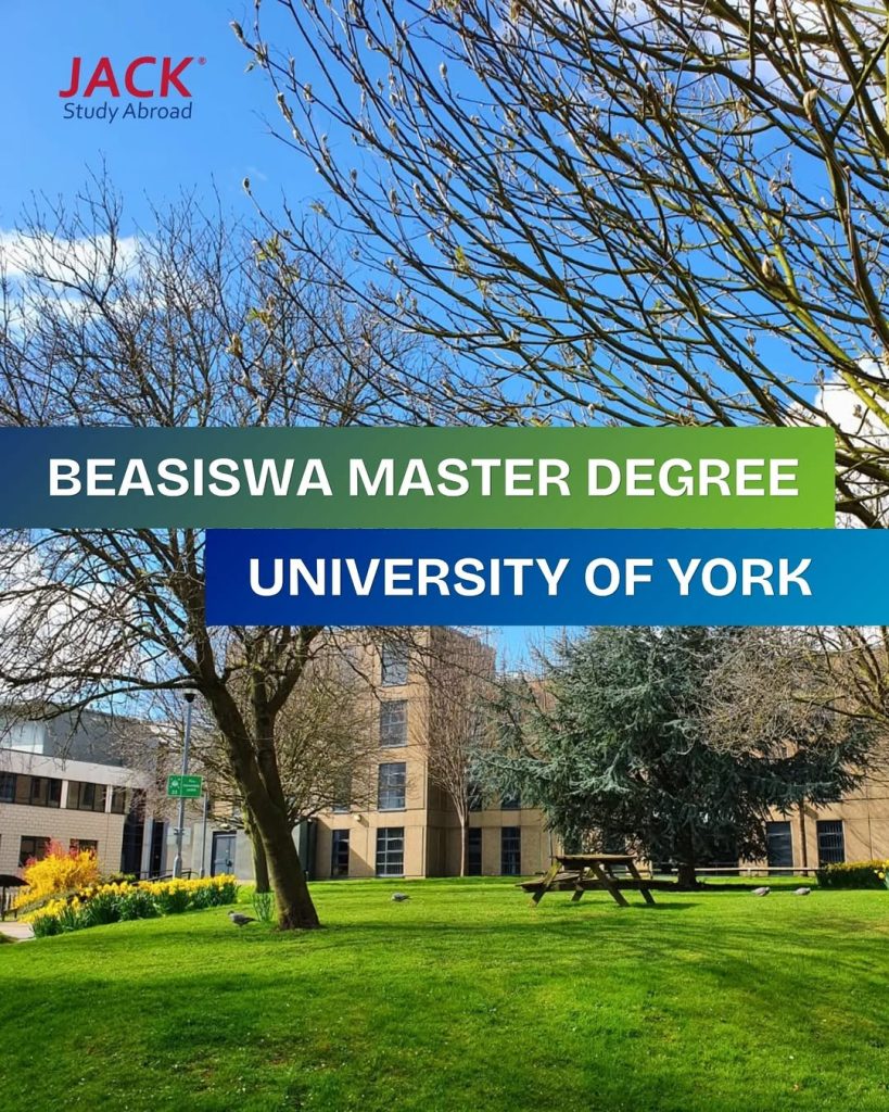 Beasiswa Master Degree University of York 